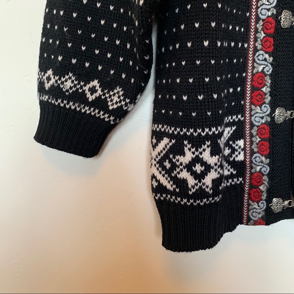 Vintage Voss of Norway 100% Pure Wool Sweater M - Picture 11 of 16